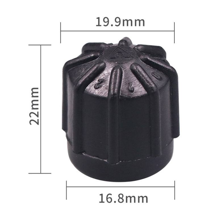 20pcs Car Air Conditioner Dustproof Plastic Valve Leakproof Cap(Large) - Air Conditioning System by buy2fix | Online Shopping UK | buy2fix