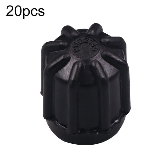 20pcs Car Air Conditioner Dustproof Plastic Valve Leakproof Cap(Small) - Air Conditioning System by buy2fix | Online Shopping UK | buy2fix