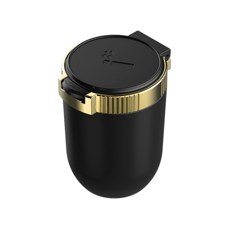 Car Universal Multifunctional Ashtray With Cover(Gold) - Stowing Tidying by buy2fix | Online Shopping UK | buy2fix