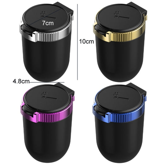 Car Universal Multifunctional Ashtray With Cover(Blue) - Stowing Tidying by buy2fix | Online Shopping UK | buy2fix