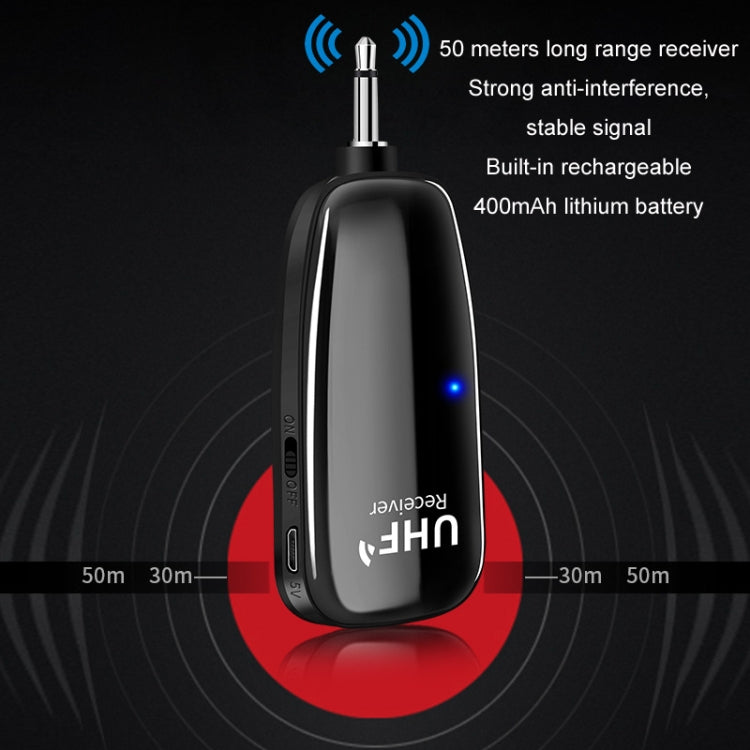 Saxophone Outdoor Performance Wireless Microphone Pickup(Black) by buy2fix