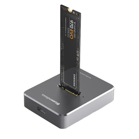 Blueendless SD03 M.2 SATA/NVME Dual Protocol Solid-State Hard Disk Base(Gray) - HDD Enclosure by Blueendless | Online Shopping UK | buy2fix