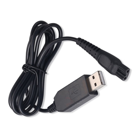 2pcs HQ8505 15V Shaver USB Charger Power Cord For PHILIPS HQ7120 HQ8830 PT730 AT757 RQ1060 - Shavers Parts by buy2fix | Online Shopping UK | buy2fix