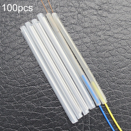 P2102-60 100 pièces Tube thermique à fibres optiques Tubes transparents spéciaux à fibres nues