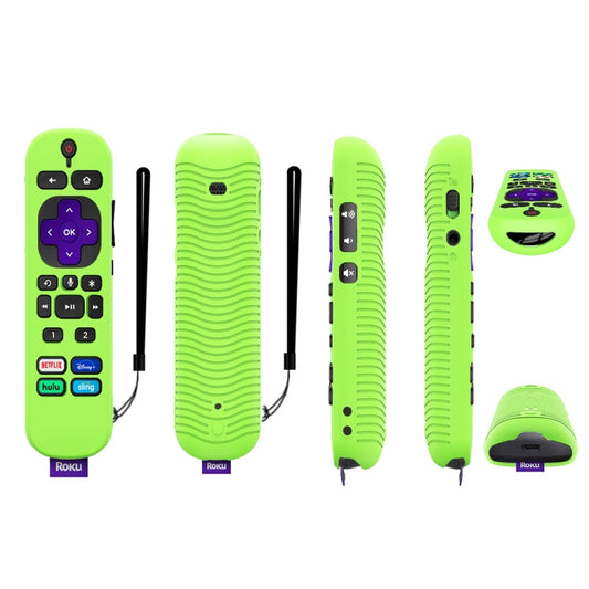 For TCL Roku Voice Remote Pro Y30 Remote Control Shockproof Silicone Protective Case(Luminous Green) - Remote Control Covers by buy2fix | Online Shopping UK | buy2fix