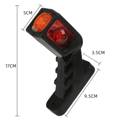 MK-216 1pair 12-24V 9LED Side Marker Lighting Outline Marker Truck Light Trailer Side Marker Lights(As Show) - Clearance Lights by buy2fix | Online Shopping UK | buy2fix