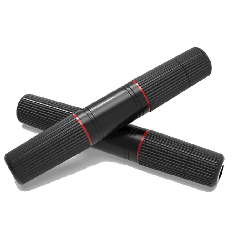 YM-8821 Pre-built Network Connectors Outdoor Waterproof Network Cable Extension Double Pass Head(Black) by buy2fix