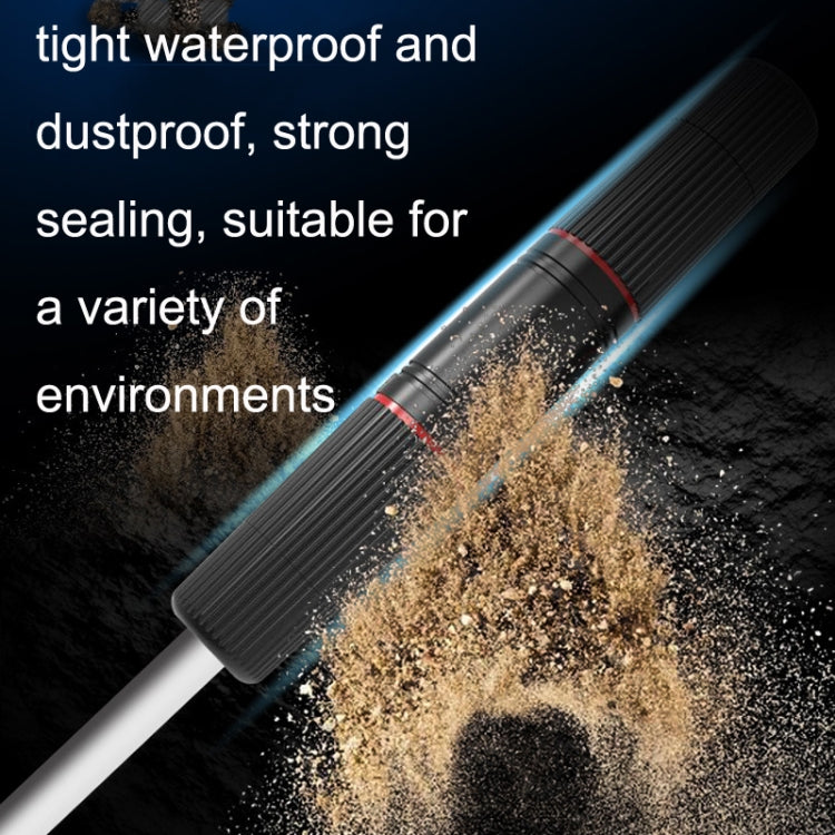 YM-8821 Pre-built Network Connectors Outdoor Waterproof Network Cable Extension Double Pass Head(Black) by buy2fix