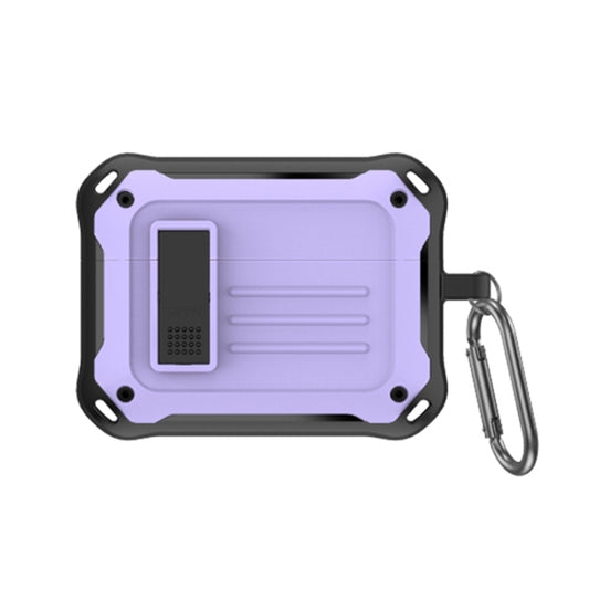 For Sony LinkBuds S (WFLS900N/B) D8 Waterproof and Anti-drop Bluetooth Earphone Case(Purple) - Sony Earphone Case by buy2fix | Online Shopping UK | buy2fix