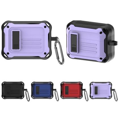 For Sony LinkBuds S (WFLS900N/B) D8 Waterproof and Anti-drop Bluetooth Earphone Case(Purple) - Sony Earphone Case by buy2fix | Online Shopping UK | buy2fix