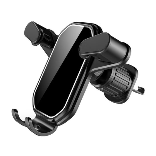 Car Air Outlet Upside-down Hook Strong Mobile Phone Holder(High-grade Black) - Universal Car Holders by buy2fix | Online Shopping UK | buy2fix