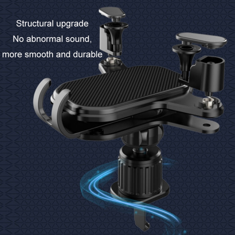 Car Air Outlet Upside-down Hook Strong Mobile Phone Holder(High-grade Black) by buy2fix