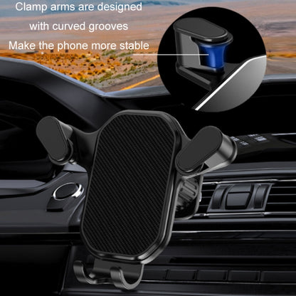 Car Air Outlet Upside-down Hook Strong Mobile Phone Holder(Cool Black) - Universal Car Holders by buy2fix | Online Shopping UK | buy2fix