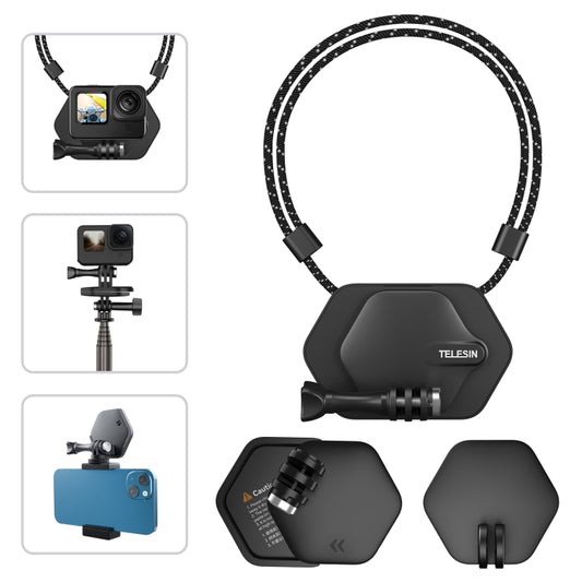 TELESIN Magnetic Action Camera Quick Release Bracket Mount,Spec: Ordinary Suit - Holder by TELESIN | Online Shopping UK | buy2fix