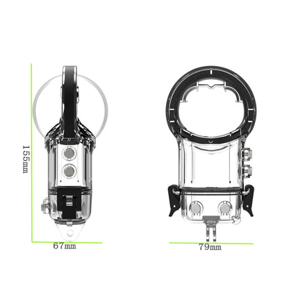 For Insta360 X3 Camera Waterproof Case Sealed Diving Shell (Neutral Without Logo) - Case & Bags by buy2fix | Online Shopping UK | buy2fix