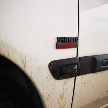 5pcs Car Body Rear Modification Badge Plate Label(Black White) by buy2fix