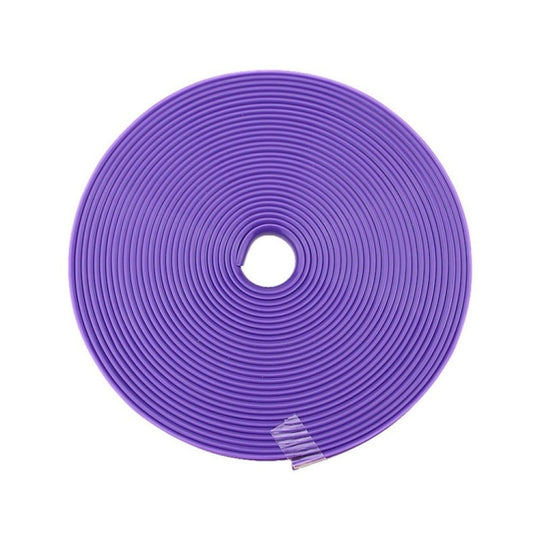 Autocollant général de roue de voiture de 8 m/rouleau, autocollant de Protection modifié, bande Anti-collision (violet)
