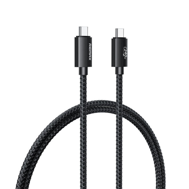 Remax  RC-C035 Dual USB-C / Type-C USB2.0  240W Fast Charging Data Cable, Length:1m - USB-C & Type-C Cable by REMAX | Online Shopping UK | buy2fix