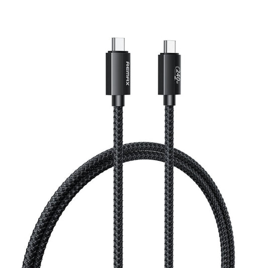 Remax  RC-C035 Dual USB-C / Type-C USB2.0  240W Fast Charging Data Cable, Length:1m - USB-C & Type-C Cable by REMAX | Online Shopping UK | buy2fix