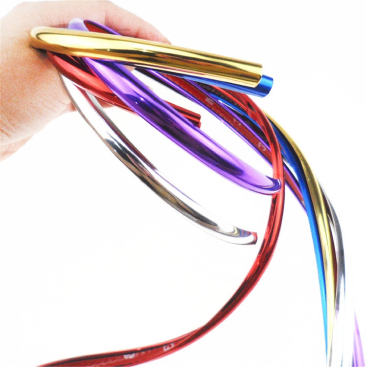 W12 8m/roll Car Universal Reflective Wheel Electroplating Decorative Strip(Silver) - Decorative Strip by buy2fix | Online Shopping UK | buy2fix