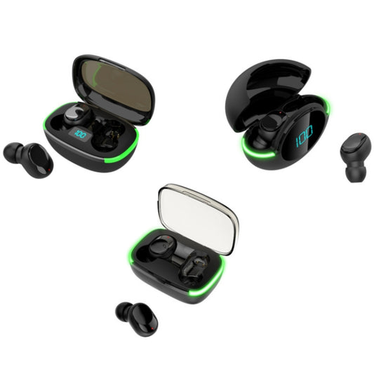 Y60 TWS5.1 Sports Gaming In-Ear Wireless Bluetooth Headphones with Breathing Light by buy2fix