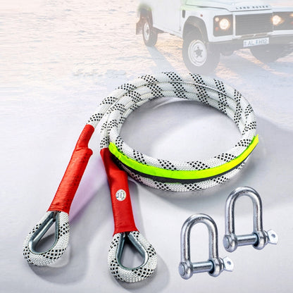 Car Outdoor Off-road Emergency Rescue Thickened Nylon Tow Rope, Specification: 5 Tons 4m by buy2fix