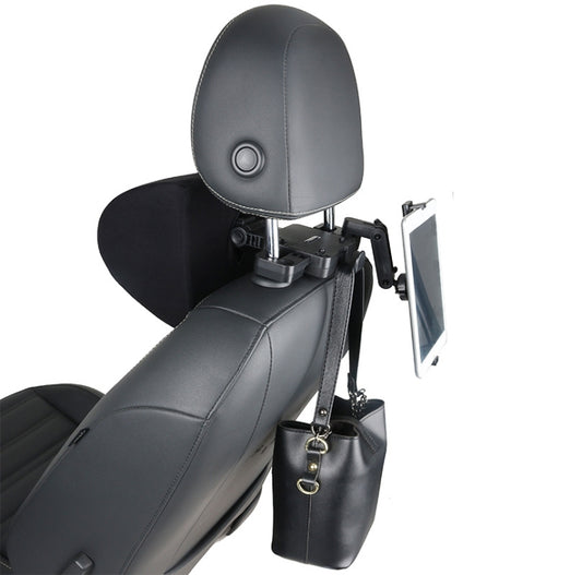 A09 5D Car Universal Adjustment U-shaped Memory Foam Headrest, Color: With Phone Holder - Seat Accessories by buy2fix | Online Shopping UK | buy2fix