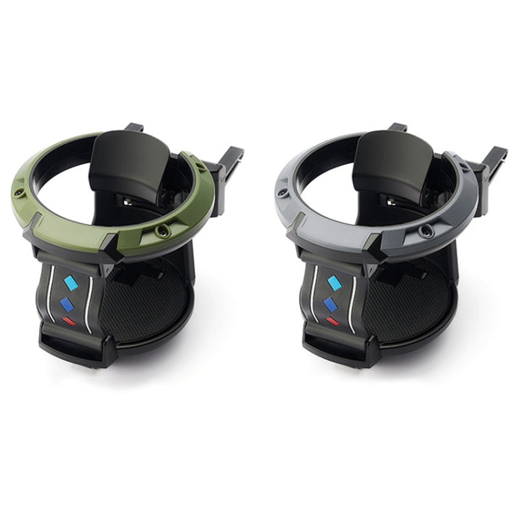 Car Air Conditioner Air Outlet Water Cup Holder Ashtray With Hook(Black Green) - Car Drink Holders by buy2fix | Online Shopping UK | buy2fix