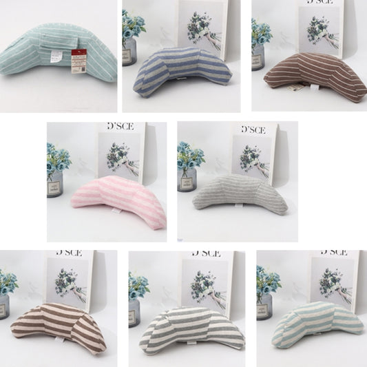 2pcs Children Neck Headrest Comfortable Shoulder Cover Car Neck Guard Pillow(Coffee Strip) - Seat Accessories by buy2fix | Online Shopping UK | buy2fix