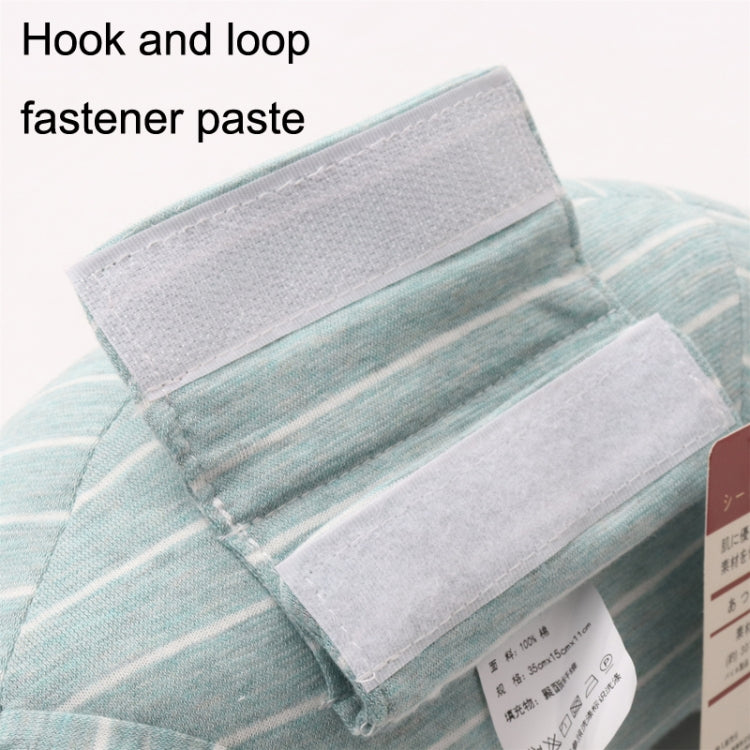 2pcs Children Neck Headrest Comfortable Shoulder Cover Car Neck Guard Pillow(Brown Stripe) - Seat Accessories by buy2fix | Online Shopping UK | buy2fix