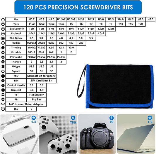 142 In 1 Precision Screwdriver Set Magnetic Screw Driver Bit Kit For PC Phone Repair Tool - Screwdriver Set by buy2fix | Online Shopping UK | buy2fix