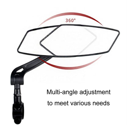 Mountain Bike High Definition Flat Reflective Rearview Mirror, Specification: Single Right by buy2fix