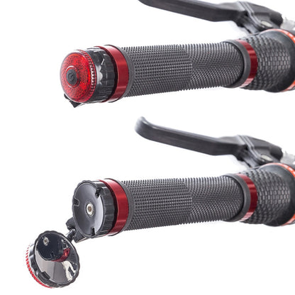 Bicycle Handlebar Folding Rearview Mirror, Color: With Light by buy2fix