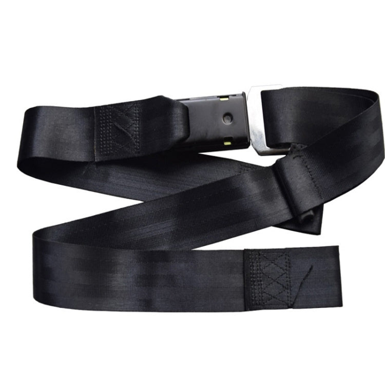 2pcs B7 Free Installation Motorcycle / Stretcher / Electric Wheelchair Seat Belt(Black) - Seat Belts & Padding by buy2fix | Online Shopping UK | buy2fix