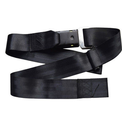 2pcs B7 Free Installation Motorcycle / Stretcher / Electric Wheelchair Seat Belt(Black) - Seat Belts & Padding by buy2fix | Online Shopping UK | buy2fix