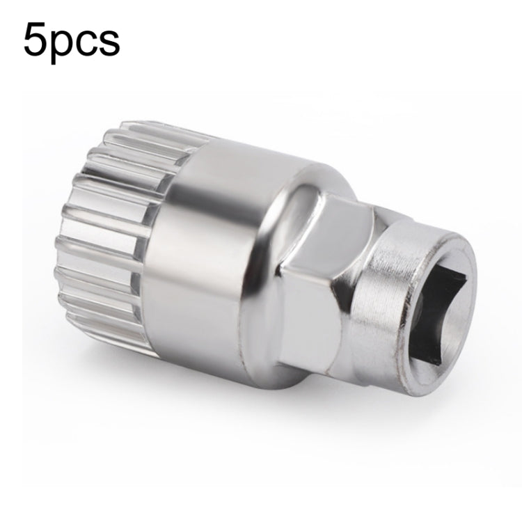 Mountain Bike Square Hole Removal Installation Shaft Sleeve(Silver) by buy2fix