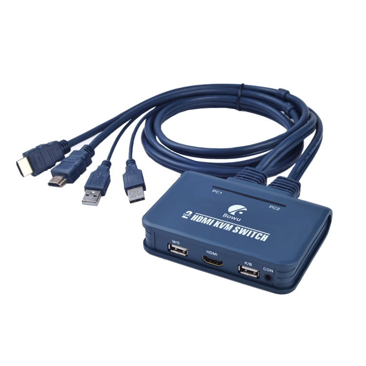BW-21UHB 2 Port 2 In 1 Out HDMI KVM Switch by buy2fix