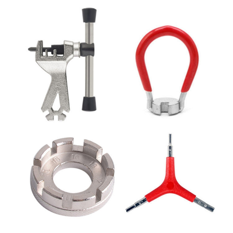 4pcs/set Spoke Tools Chrome Molybdenum Steel Mountain Bike Spoke Wrench Set by buy2fix