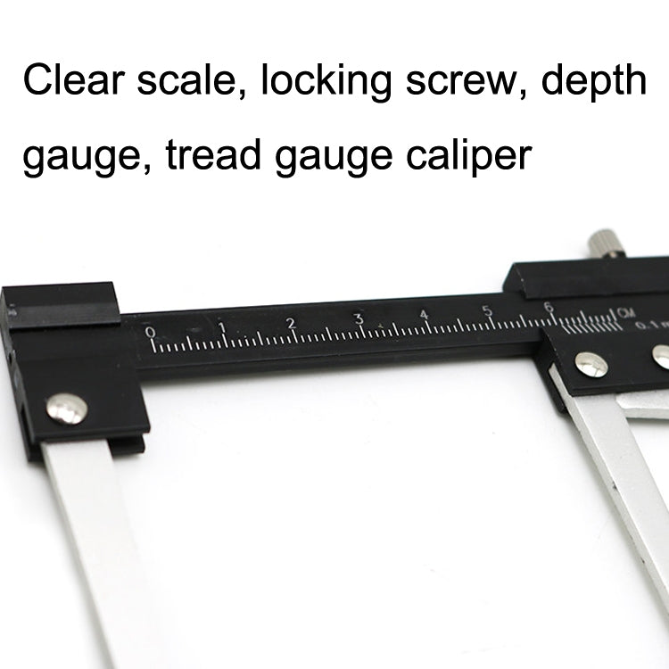 Multi-function Tire Patterns Deep Ruler Brake Disc Thickness Measuring Tools by buy2fix