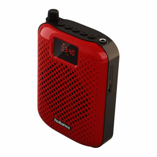 Rolton K500 Bluetooth Audio Speaker Megaphone Voice Amplifier Support FM TF Recording(Red) - Microphone by Rolton | Online Shopping UK | buy2fix