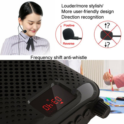 Rolton K500 Bluetooth Audio Speaker Megaphone Voice Amplifier Support FM TF Recording(Blue) - Microphone by Rolton | Online Shopping UK | buy2fix