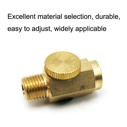 2pcs Air Flow Valve Pneumatic Tool Speed Control Switch Air Pressure Regulator Head(As Show) by buy2fix