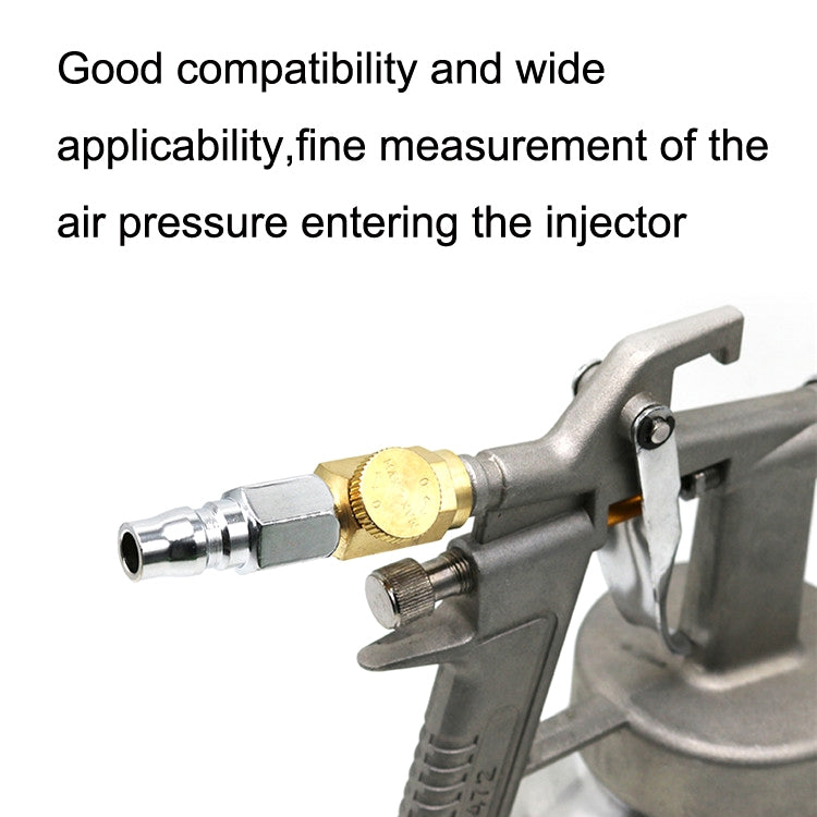 2pcs Air Flow Valve Pneumatic Tool Speed Control Switch Air Pressure Regulator Head(As Show) by buy2fix