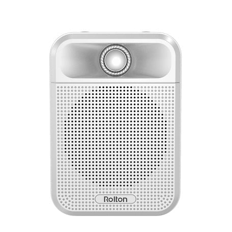 Rolton  K700 Bluetooth Dual-speaker Audio Speaker Megaphone Voice Amplifier(White) - Microphone by Rolton | Online Shopping UK | buy2fix