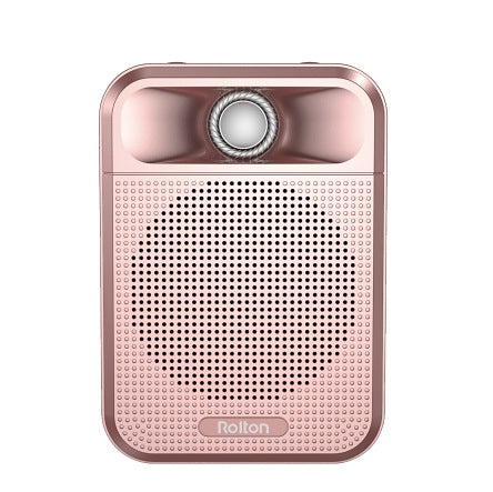 Rolton  K700 Bluetooth Dual-speaker Audio Speaker Megaphone Voice Amplifier(Rose Gold) - Microphone by Rolton | Online Shopping UK | buy2fix