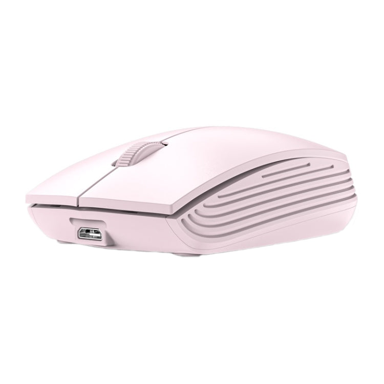 811 3 Keys Laptop Mini Wireless Mouse Portable Optical Mouse, Spec: Double Model (Pink) by buy2fix