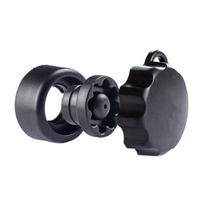 M6 Copper Nut Ant-theft Knob Motorcycle Mobile Phone Navigation Bracket Ant-theft Accessories(Black) - Holder by buy2fix | Online Shopping UK | buy2fix