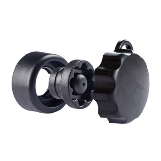 M6 Copper Nut Ant-theft Knob Motorcycle Mobile Phone Navigation Bracket Ant-theft Accessories(Black) - Holder by buy2fix | Online Shopping UK | buy2fix