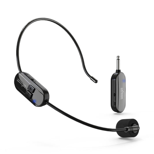 1 for 1 6.35mm Interface Wireless Head-Mounted Condenser Microphone Anti-Howling Loudspeaker - Microphone by buy2fix | Online Shopping UK | buy2fix
