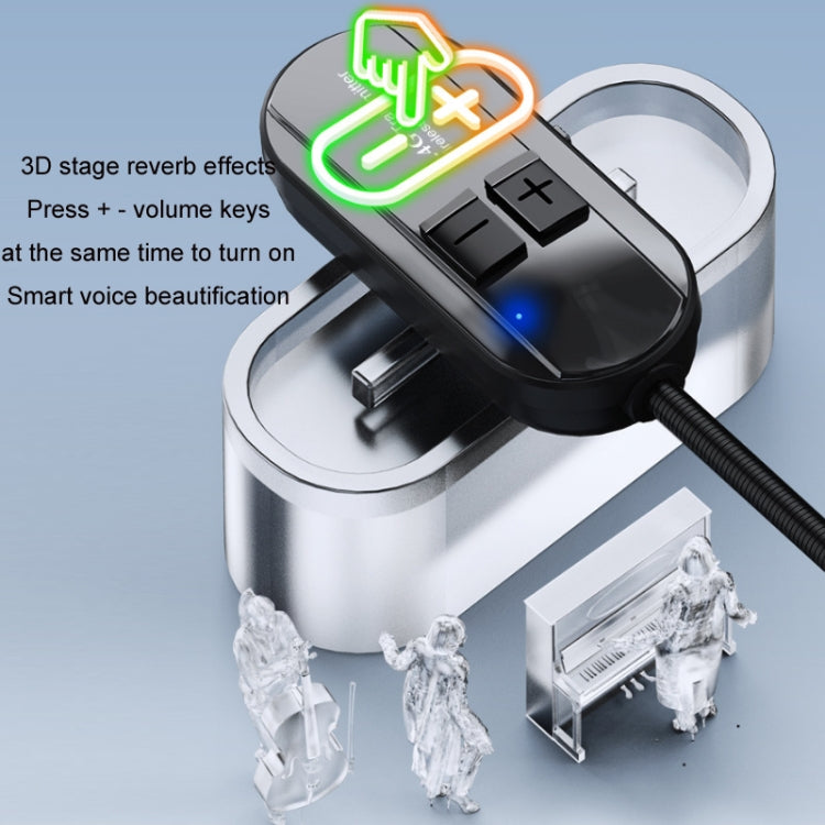 1 for 1 6.35mm Interface Wireless Head-Mounted Condenser Microphone Anti-Howling Loudspeaker - Microphone by buy2fix | Online Shopping UK | buy2fix